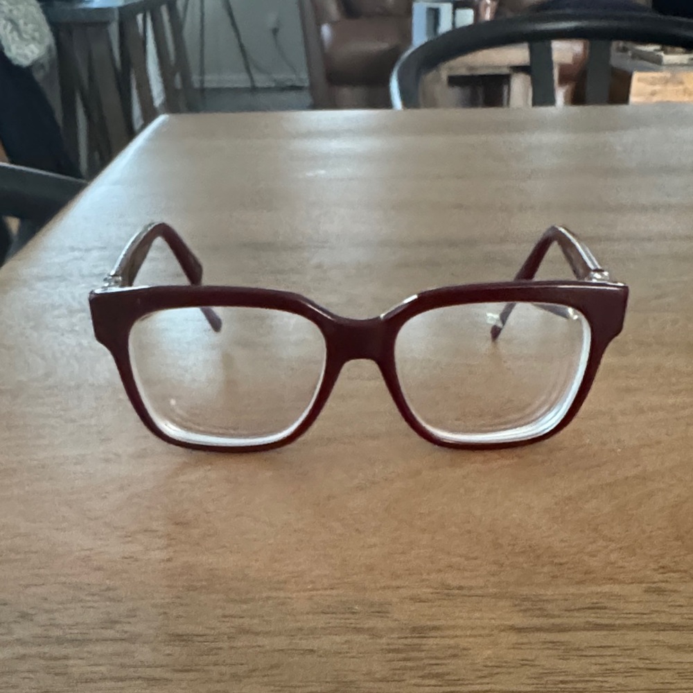 Stella McCartney Purple Square Glasses